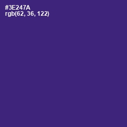 #3E247A - Minsk Color Image