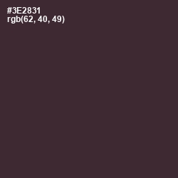 #3E2831 - Blackcurrant Color Image