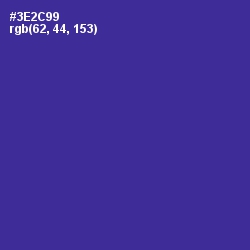 #3E2C99 - Jacksons Purple Color Image