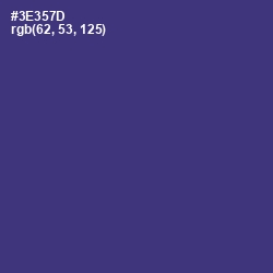 #3E357D - Minsk Color Image