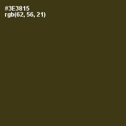 #3E3815 - Camouflage Color Image
