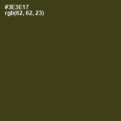 #3E3E17 - Camouflage Color Image