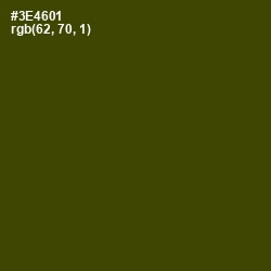 #3E4601 - Clover Color Image