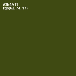 #3E4A11 - Clover Color Image