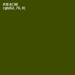 #3E4C00 - Clover Color Image