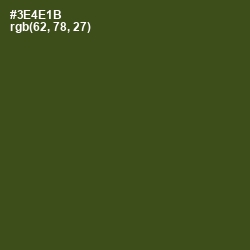 #3E4E1B - Clover Color Image