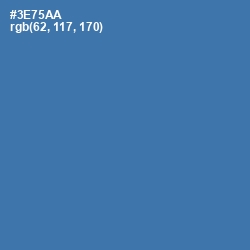 #3E75AA - Astral Color Image