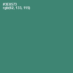 #3E8573 - Sea Green Color Image