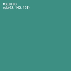 #3E8F83 - Lochinvar Color Image