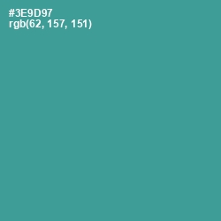 #3E9D97 - Lochinvar Color Image