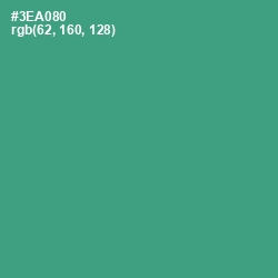 #3EA080 - Jungle Green Color Image