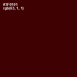 #3F0101 - Chocolate Color Image