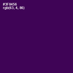 #3F0456 - Jagger Color Image
