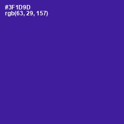 #3F1D9D - Blue Gem Color Image