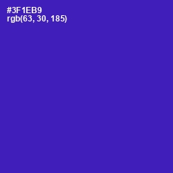 #3F1EB9 - Governor Bay Color Image