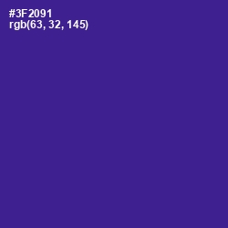 #3F2091 - Jacksons Purple Color Image