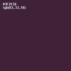 #3F2138 - Blackcurrant Color Image