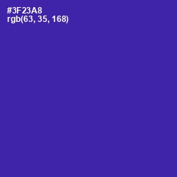 #3F23A8 - Governor Bay Color Image