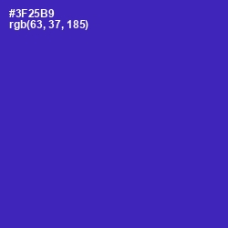 #3F25B9 - Governor Bay Color Image