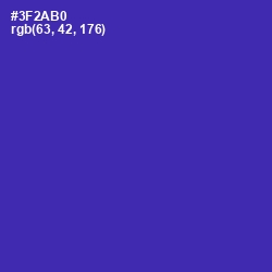 #3F2AB0 - Governor Bay Color Image