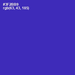 #3F2BB9 - Governor Bay Color Image