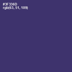 #3F336D - Jacarta Color Image