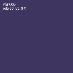 #3F3561 - Jacarta Color Image