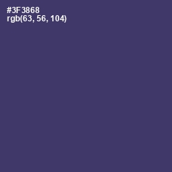 #3F3868 - Jacarta Color Image