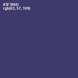 #3F396D - Jacarta Color Image