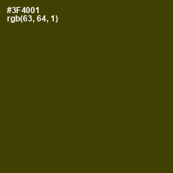 #3F4001 - Clover Color Image