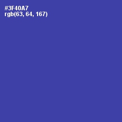 #3F40A7 - Azure Color Image