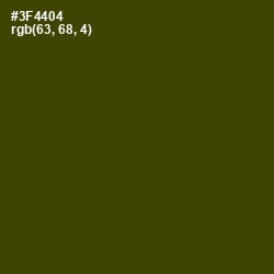 #3F4404 - Clover Color Image