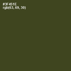 #3F451E - Clover Color Image
