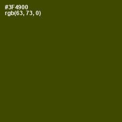 #3F4900 - Clover Color Image