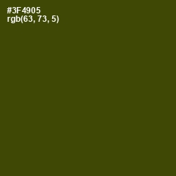 #3F4905 - Clover Color Image