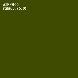 #3F4B00 - Clover Color Image