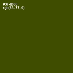 #3F4D00 - Clover Color Image