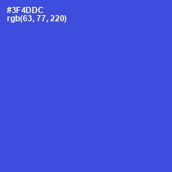 #3F4DDC - Mariner Color Image