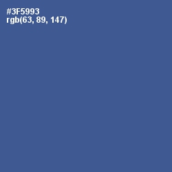 #3F5993 - Chambray Color Image