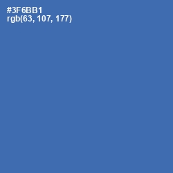 #3F6BB1 - Astral Color Image