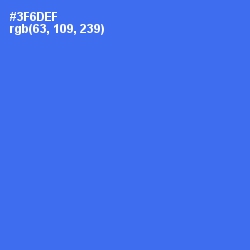 #3F6DEF - Mariner Color Image