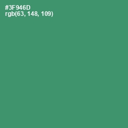 #3F946D - Sea Green Color Image