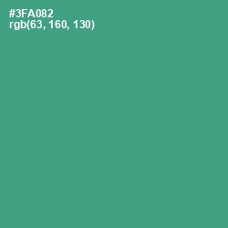 #3FA082 - Jungle Green Color Image