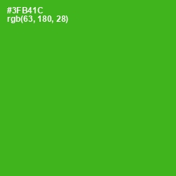 #3FB41C - La Palma Color Image