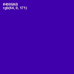 #4000AB - Purple Color Image
