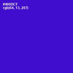 #400DCF - Purple Heart Color Image