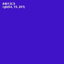 #4013C9 - Purple Heart Color Image