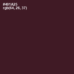 #401A25 - Barossa Color Image