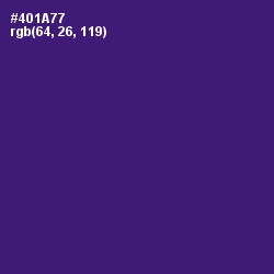#401A77 - Honey Flower Color Image