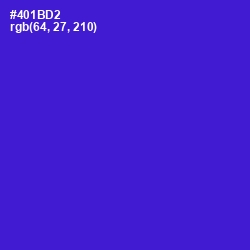 #401BD2 - Purple Heart Color Image